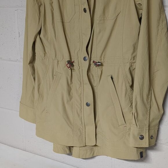 LL Bean Women's Luna Full Zip Utility Jacket, Size Small, Water & Wind Resistant - Picture 4 of 5